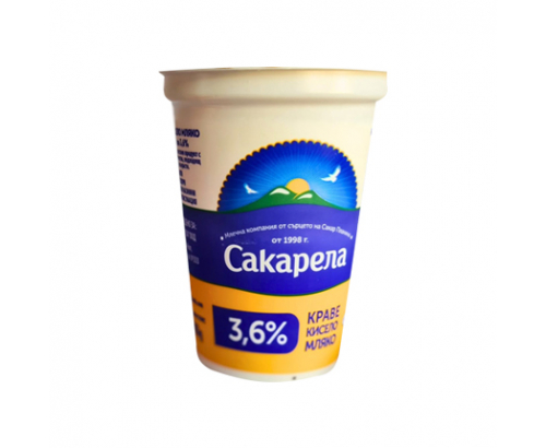 Кисело мляко Сакарела 3,6% 400г Кисело мляко Сакарела 3,6% 400г