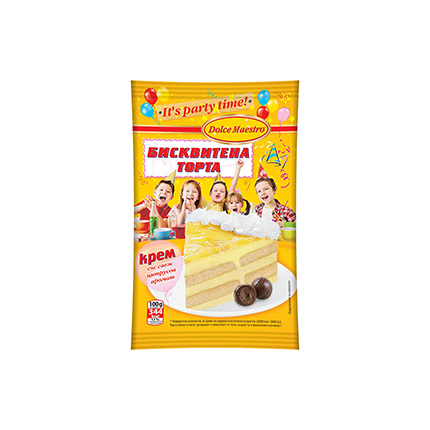 Крем бисквитена торта Меркурий 70г Цитрусов аромат Крем бисквитена торта Меркурий 70г Цитрусов аромат