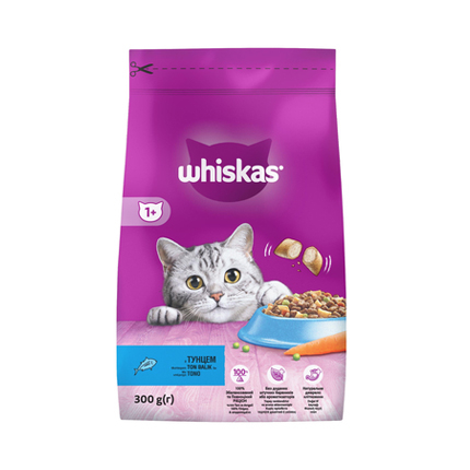 Храна за котки Уискас 300г Риба Тон