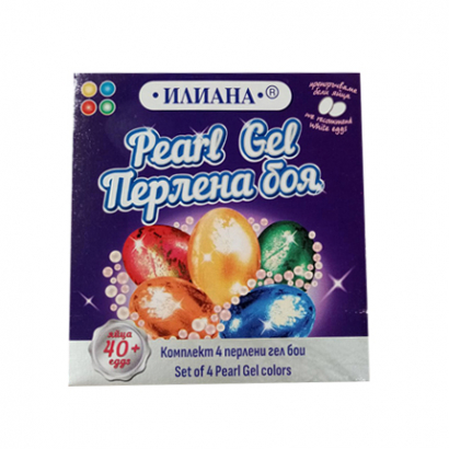Боя за яйца Илиана 4 цвята Перлена