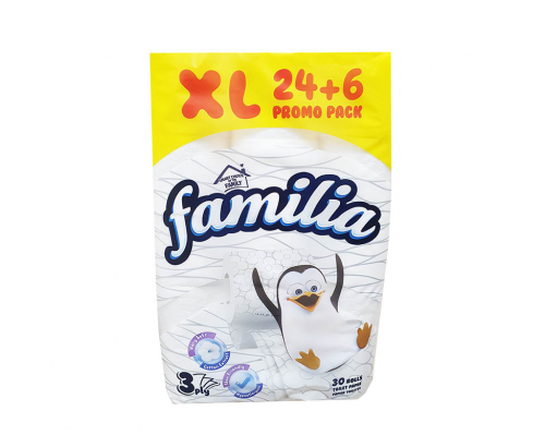 Тоалетна хартия Фамилия 24+6бр Тоалетна хартия Фамилия 24+6бр