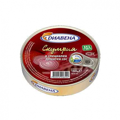 Скумрия Диавена 160г специален доматен сос