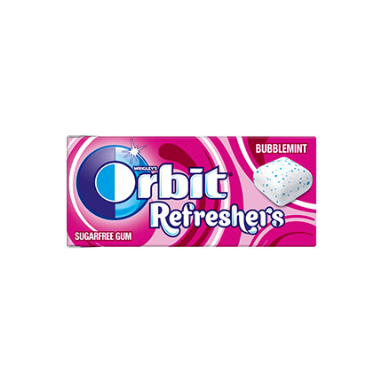Дъвки Орбит Рефрешърс 15,6г Бабълминт Кристали Дъвки Орбит Рефрешърс 15,6г Бабълминт Кристали