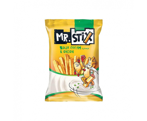 Мистър Стикс Мега 50г Сметана и лук Мистър Стикс Мега 50г Сметана и лук