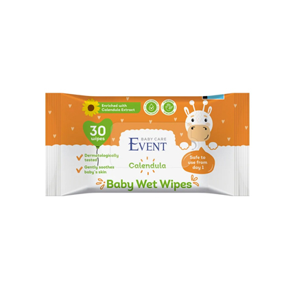 Бебешки влажни кърпи Евент 30бр Невен Бебешки влажни кърпи Евент 30бр Невен