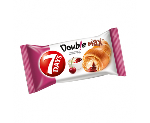 Кроасан 7 Дейс Дабъл 92г Ванилия и вишна Кроасан 7 Дейс Дабъл 92г Ванилия и вишна