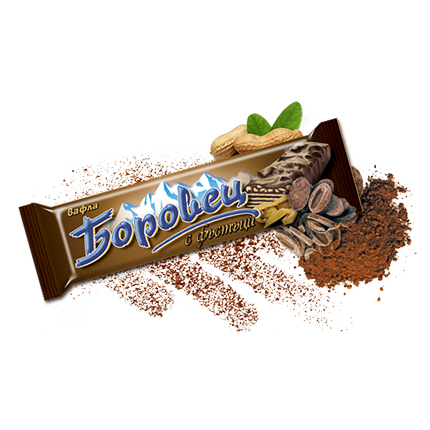 Вафла Боровец 45г Фъстък