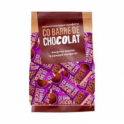 Шоколадови бонбони Со Баре Де Шоколат 200г Трюфел