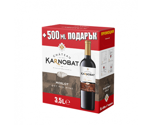 Вино Шато Карнобат 3л Мерло Вино Шато Карнобат 3л Мерло