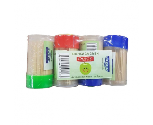 Клечки за зъби в солничка Аванс Клечки за зъби в солничка Аванс