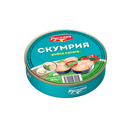 Скумрия Русалка 160г Рибна салата с боб