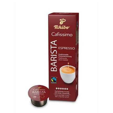 Кафе капсули Тчибо Кафисимо 10бр Бариста еспресо Кафе капсули Тчибо Кафисимо 10бр Бариста еспресо