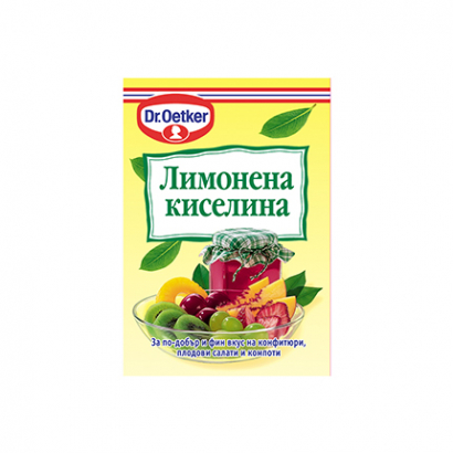 Лимонена киселина Д-р Йоткер 8г