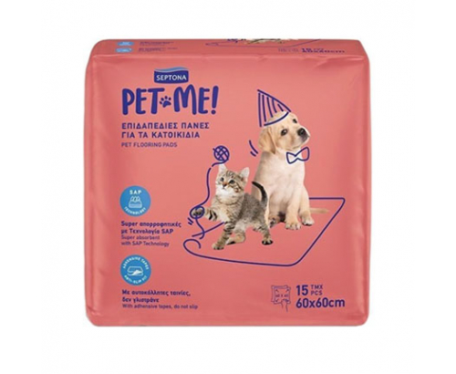 Абсорбиращи чаршафи Пет Кеър 15бр 60х60 Абсорбиращи чаршафи Пет Кеър 15бр 60х60