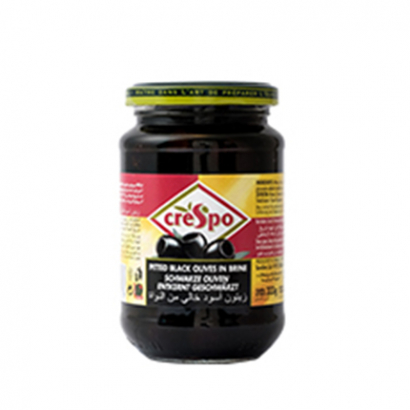Черни маслини Креспо 333г Без костилка
