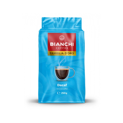 Мляно кафе Бианчи Фамилия Д'оро 250г Без кофеин Мляно кафе Бианчи Фамилия Д'оро 250г Без кофеин