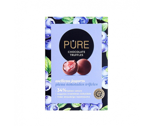 Шоколадови бонбони трюфели Пюр 148г Боровинки и йогурт Шоколадови бонбони трюфели Пюр 148г Боровинки и йогурт