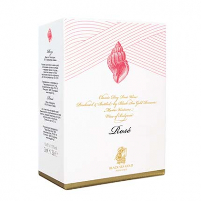 Вино Поморие Раковина 3л Розе