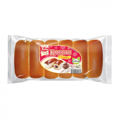 Козуначени кифлички Тимс 250г Шоколад