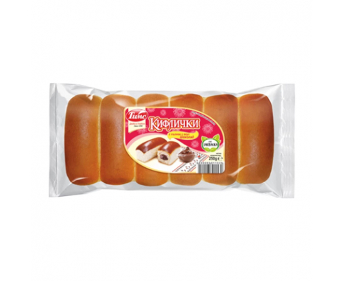 Козуначени кифлички Тимс 250г Шоколад Козуначени кифлички Тимс 250г Шоколад