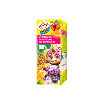 Сок Хортекс Пес Патрул 200мл 100% мултивитамин