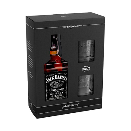 Уиски Джак Даниелс 700мл + 2 чаши