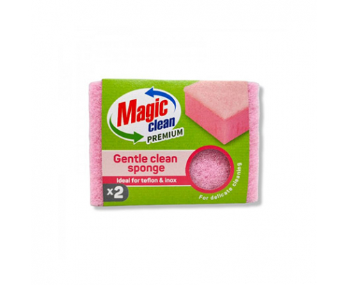 Гъба Меджик Клийн Премиум 2бр За деликатни повърхности Гъба Меджик Клийн Премиум 2бр За деликатни повърхности