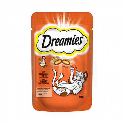 Лакомство за котки Дриймис 60г Пиле