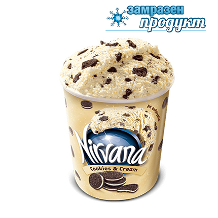 Сладолед Нирвана 335г Кукис Сладолед Нирвана 335г Кукис
