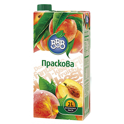 Плодова напитка ВВВ 2л Праскова 12%