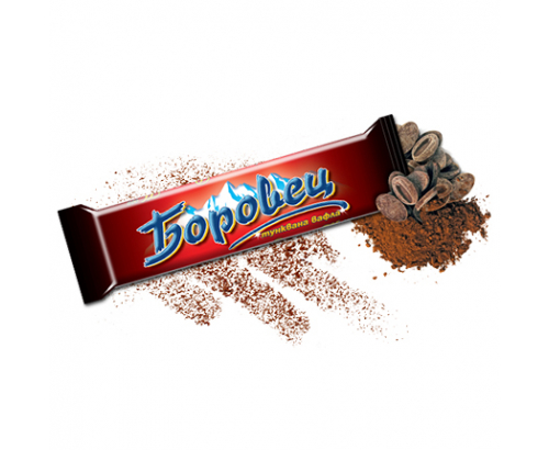 Вафла Боровец 30г Какаова глазура Вафла Боровец 30г Какаова глазура