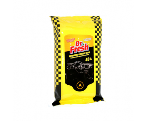 Влажни кърпи Д-р Фреш За автомобилни табла Влажни кърпи Д-р Фреш За автомобилни табла