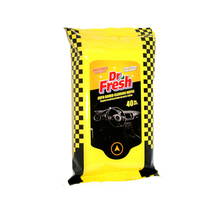 Влажни кърпи Д-р Фреш За автомобилни табла Влажни кърпи Д-р Фреш За автомобилни табла