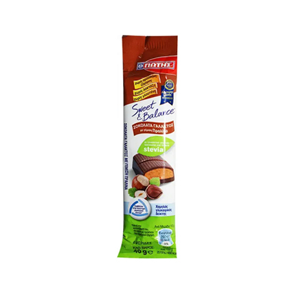 Шоколад Йотис Суит Баланс Пралин 40г Млечен с пълнеж