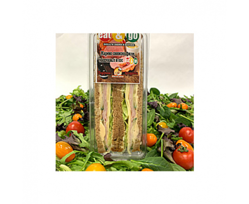 Триъгълен сандвич Ийт енд Го Класик Свинско филе и кашкавал Триъгълен сандвич Ийт енд Го Класик Свинско филе и кашкавал