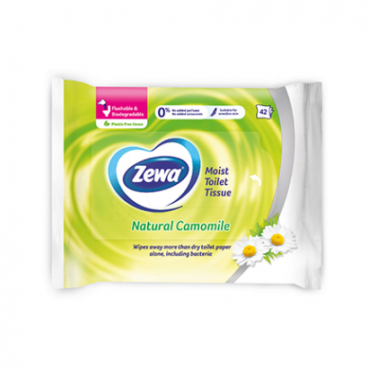 Влажни тоалетни кърпи Цева 42бр Лайка