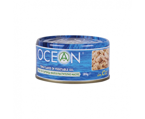 Риба тон Океан 185г Парченца в растителна мазнина Риба тон Океан 185г Парченца в растителна мазнина