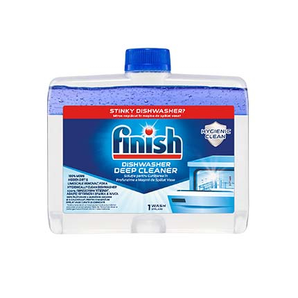Почистващ препарат за съдомиялни машини Финиш 250мл Почистващ препарат за съдомиялни машини Финиш 250мл