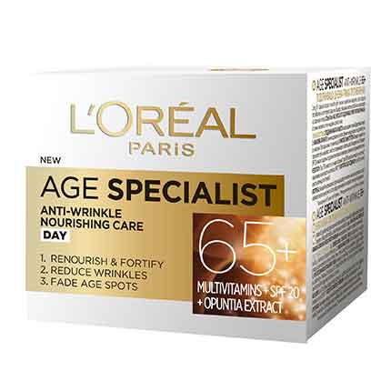 Крем за лице Лореал Експерт 50мл Дермо дневен 65+ Крем за лице Лореал Експерт 50мл Дермо дневен 65+