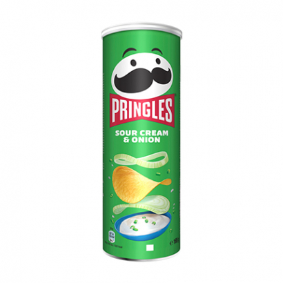 Чипс Прингълс 165г Сметана и лук