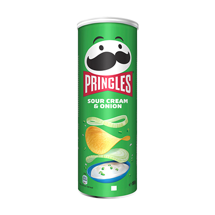 Чипс Прингълс 165г Сметана и лук