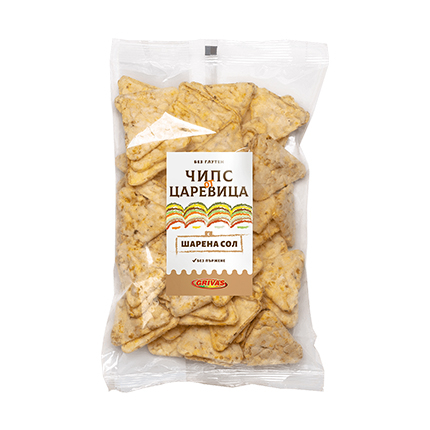 Чипс с царевица Гривас 90г С шарена сол