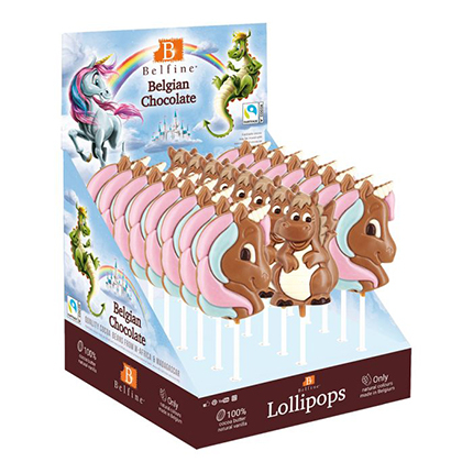 Близалка от шоколад еднорог или дракон