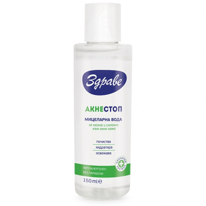 Мицеларна вода Здраве Акне Стоп 500мл
