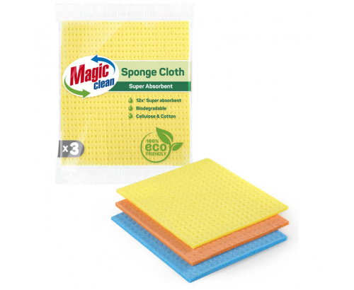 Попивателни кърпи Меджик М 3бр Биоразградими Попивателни кърпи Меджик М 3бр Биоразградими