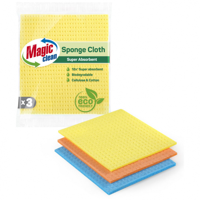 Попивателни кърпи Меджик М 3бр Биоразградими Попивателни кърпи Меджик М 3бр Биоразградими