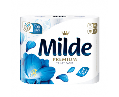 Тоалетна хартия Милде 4бр Блу Тоалетна хартия Милде 4бр Блу