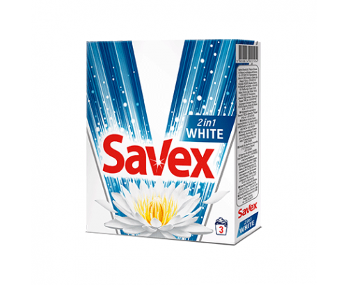 Прах за пране Савекс Активатор 320г Бяло 2в1 Прах за пране Савекс Активатор 320г Бяло 2в1