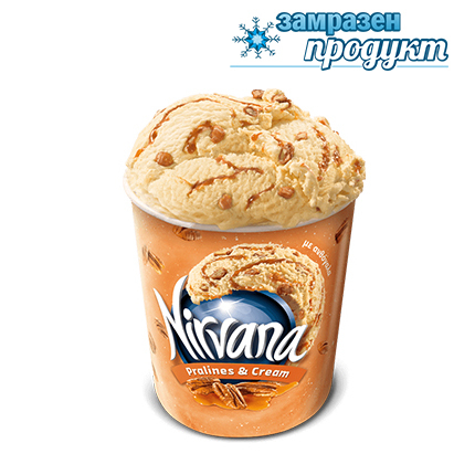 Сладолед Нирвана 360г Пралина Сладолед Нирвана 360г Пралина