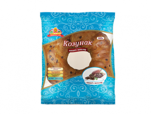 Козунак Добруджански Хляб 400г С какао и шоколад